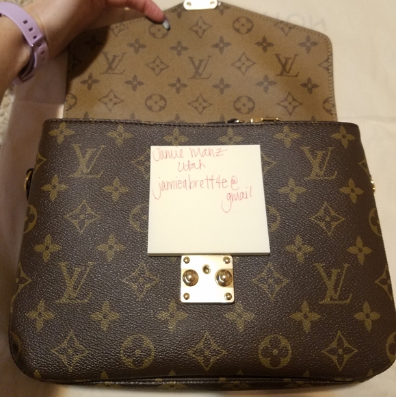 NEW! Louis Vuitton Pochette Metis Reverse Monogram - Picture 10 of 16